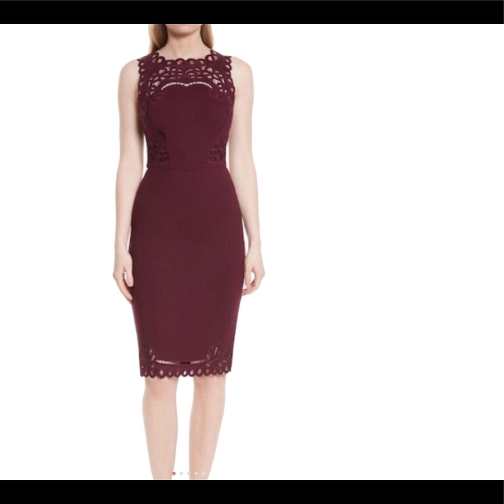 Ted Baker Verita Cutout Yoke Sheath Dress